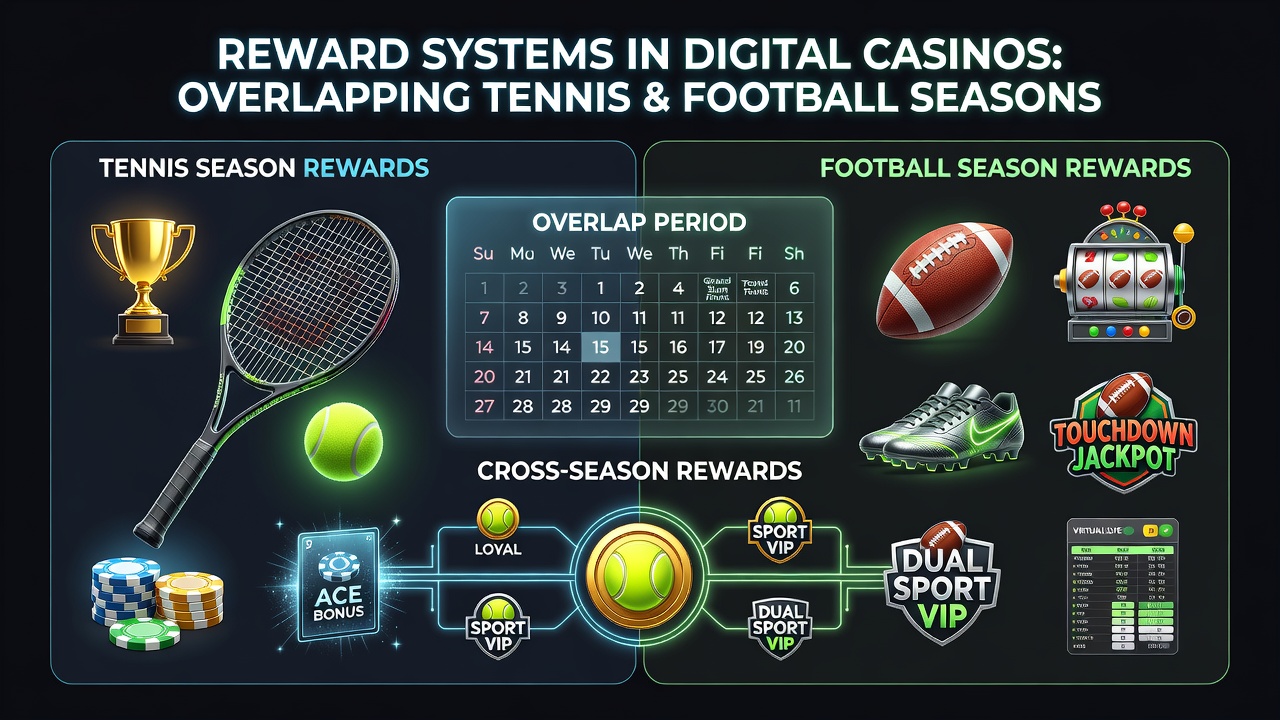 Players engaging with casino loyalty dashboard during multi-sport season overlaps